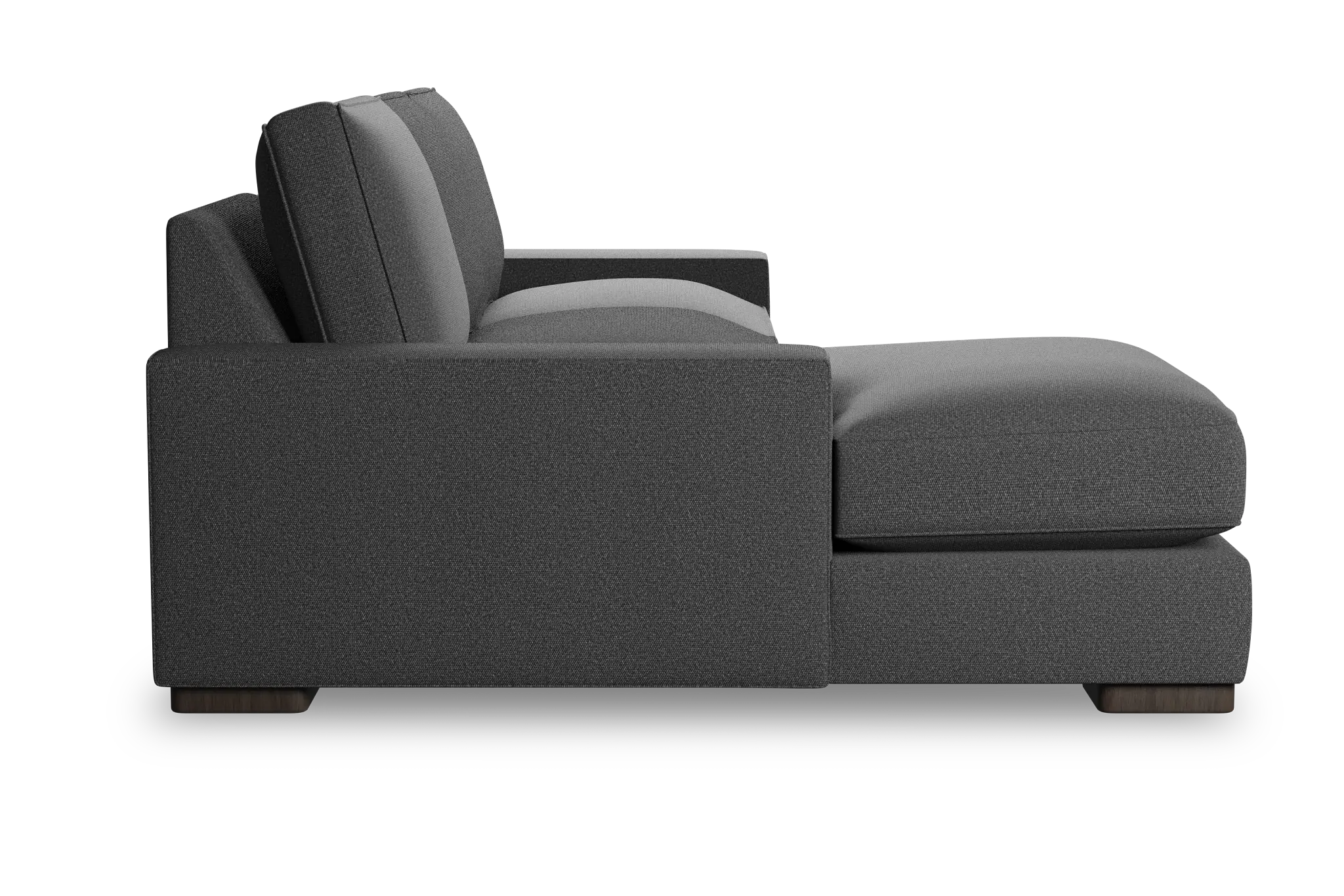 Edgewater Delray Dark Gray Left Chaise Sectional Edgewater Delray Dark Gray Left Chaise Sectional