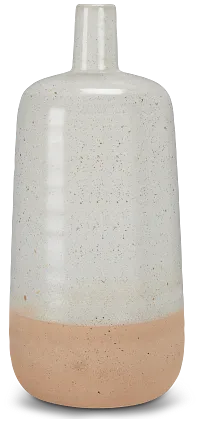 Dion Ivory Medium Vase