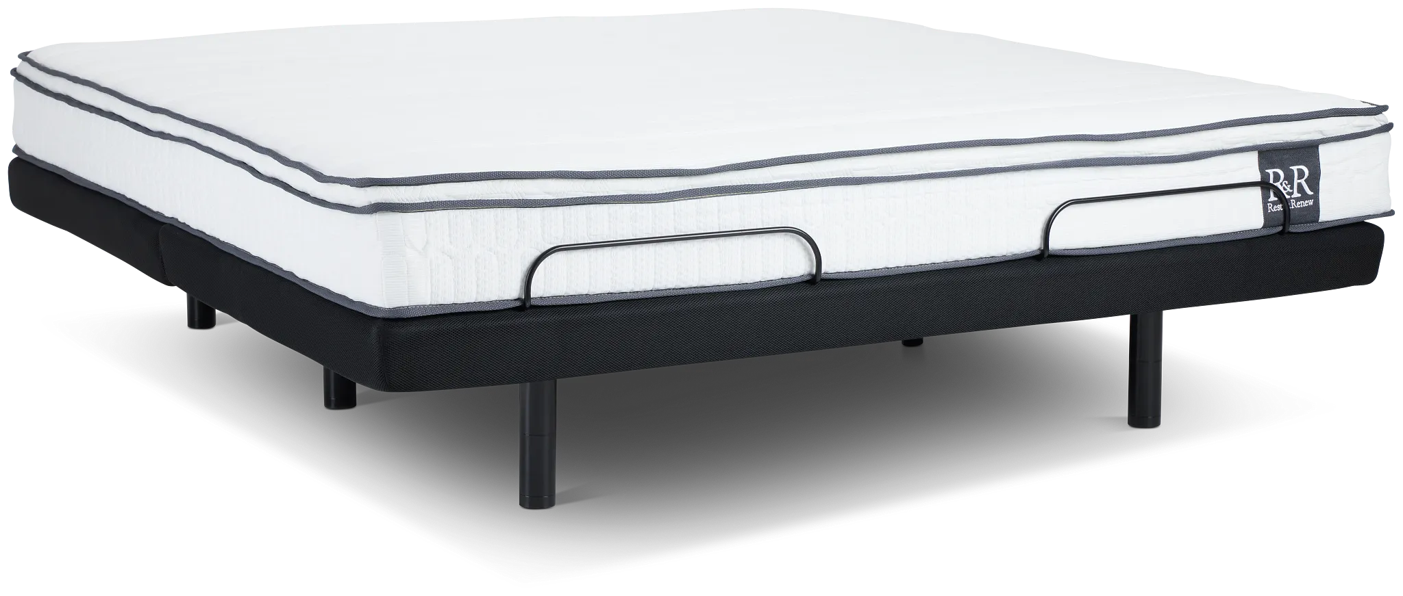 Rest & Renew By Zinus 8" Hybrid Plus Adjustable Mattress Set