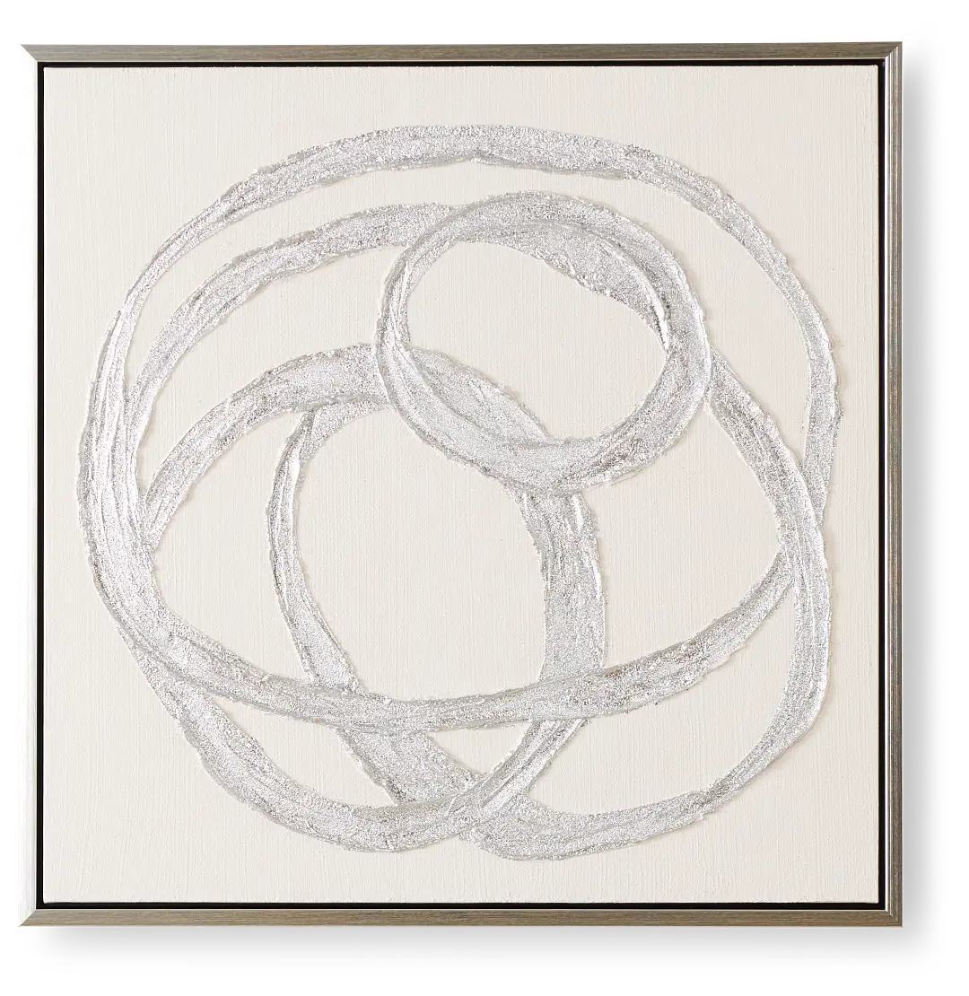 Anora Silver Framed Wall Art Anora Silver Framed Wall Art