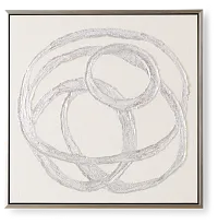 Anora Silver Framed Wall Art
