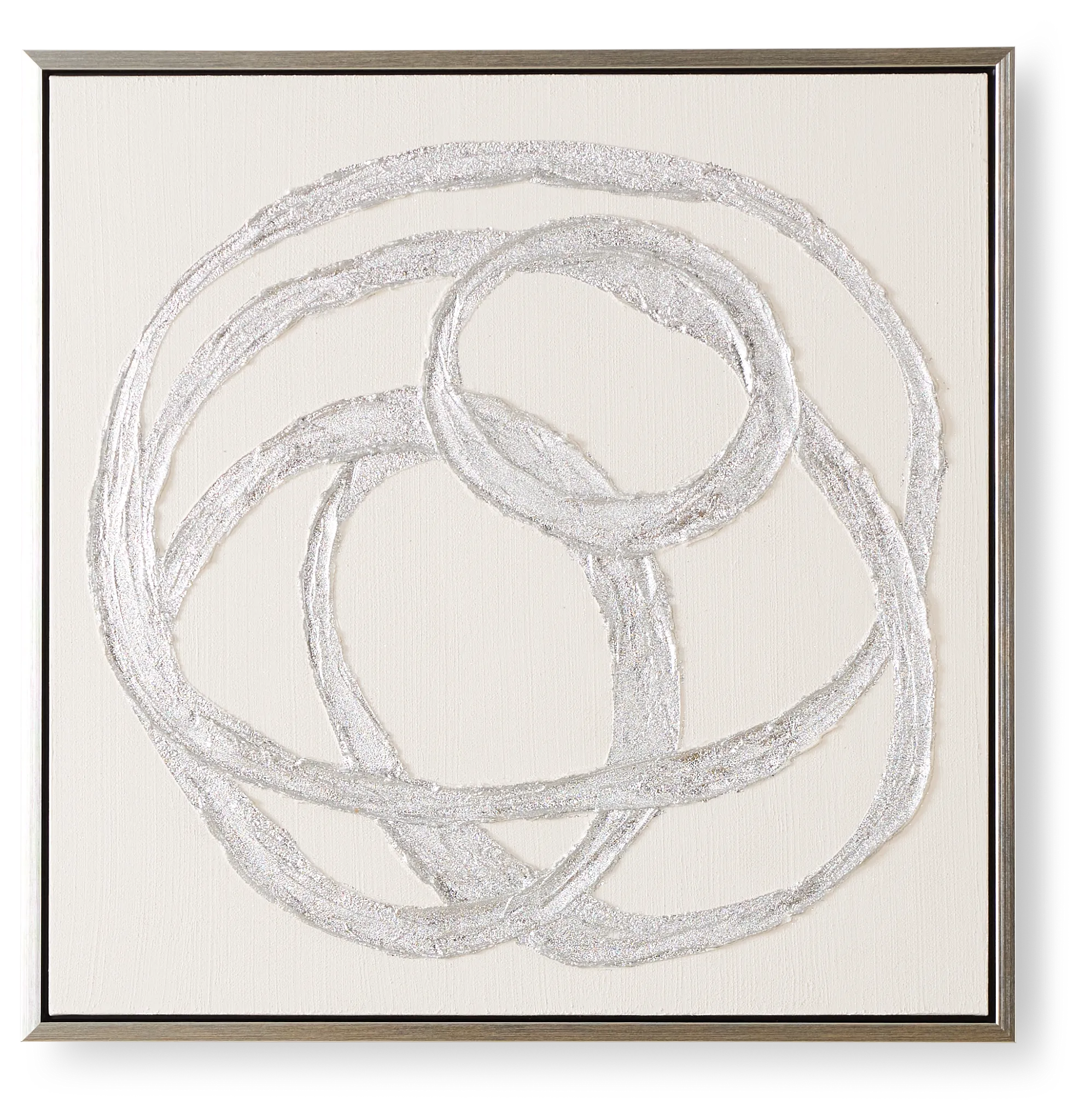 Anora Silver Framed Wall Art