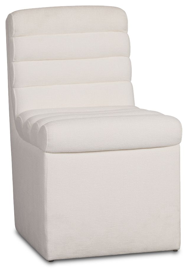 Buckhead White Upholstered Side Chair