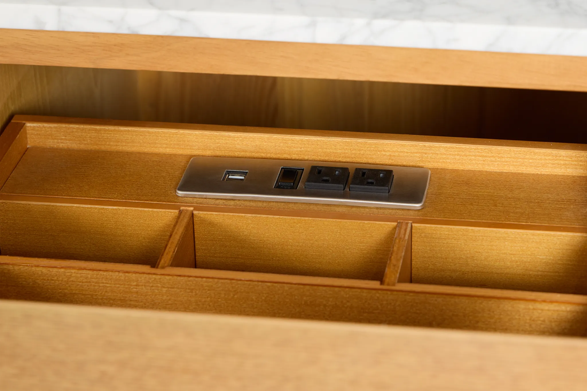 Nomad Light Tone 72" Double Bathroom Vanity