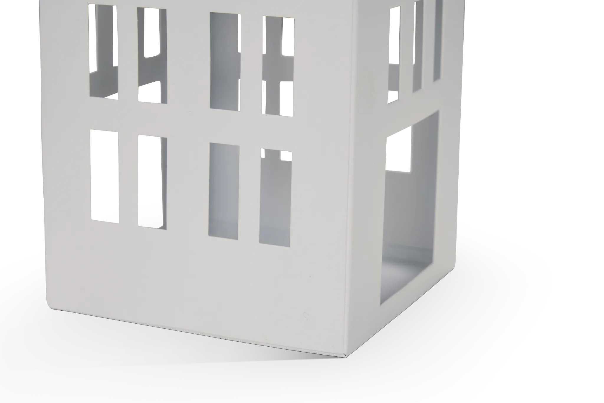 House White Medium Candle Holder