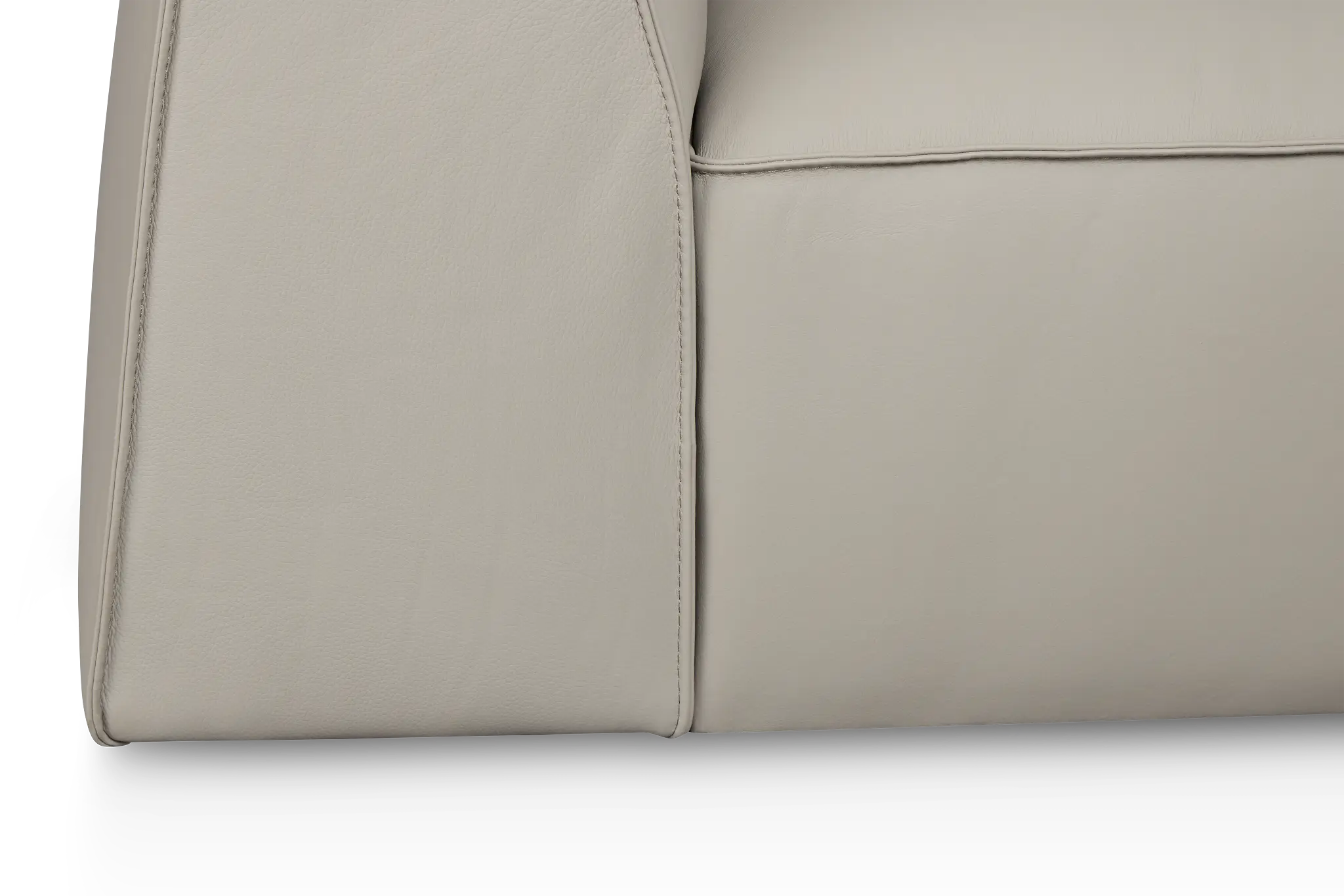 Blanca Gray Leather Sofa Blanca Gray Leather Sofa