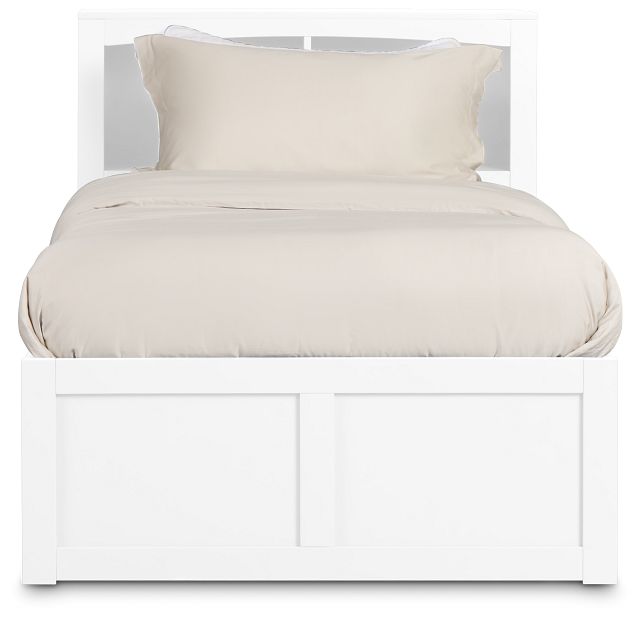 Charleston White Bookcase Bed