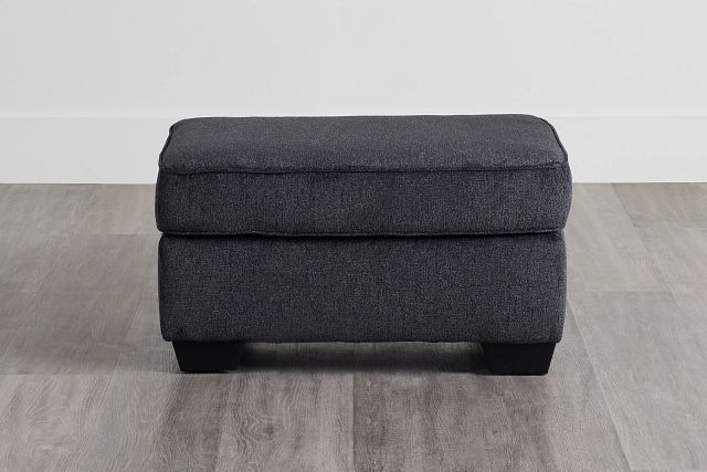 Altari Dark Gray Micro Ottoman