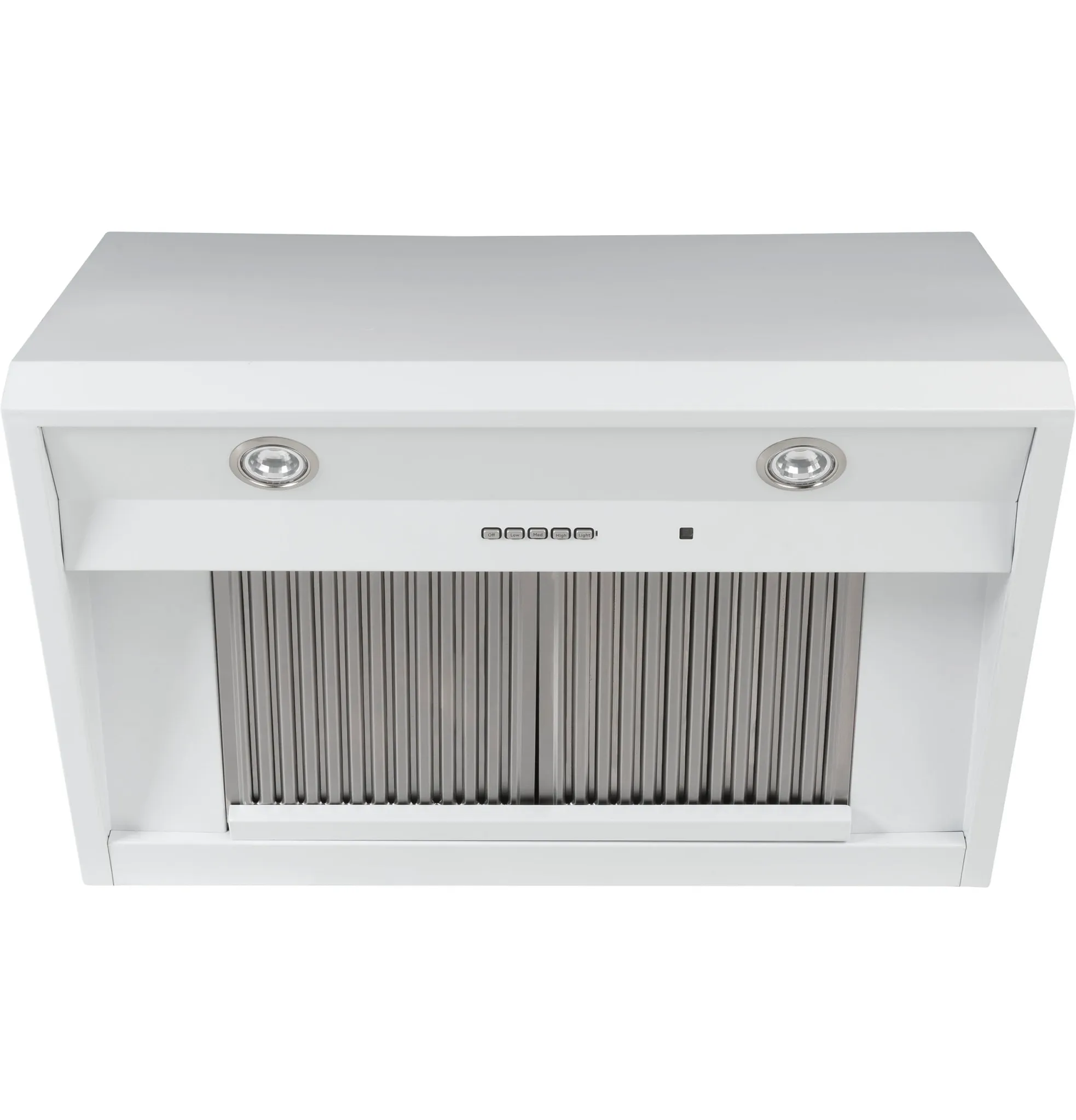 Cafe 93644 Series White 36" Commercial Style Wall Hood
