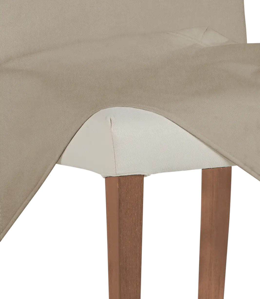 Destination Beige Long Slipcover Chair With Light Tone Leg Destination Beige Long Slipcover Chair With Light Tone Leg