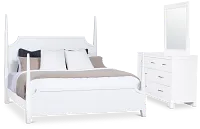 Carolina White Poster Bedroom