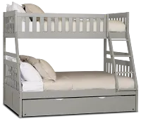Charleston Gray Trundle Bunk Bed