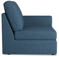 Citymod Blue Fabric Right Chair