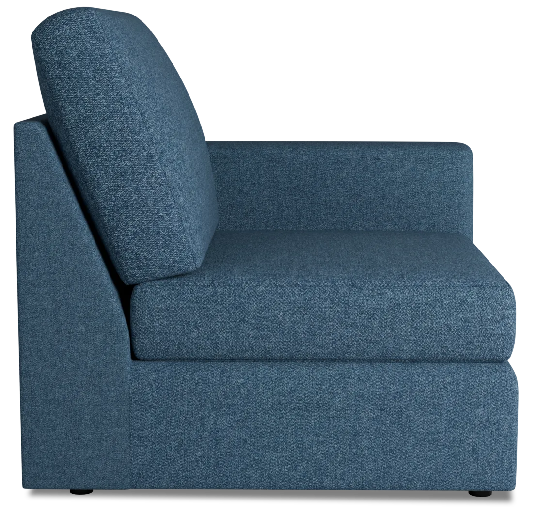Citymod Blue Fabric Right Chair