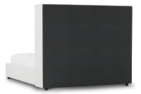 Captiva Linen Light Beige 60" Upholstered Shelter Bed