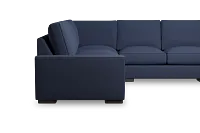 Edgewater Peyton Dark Blue Medium Right Chaise Sectional