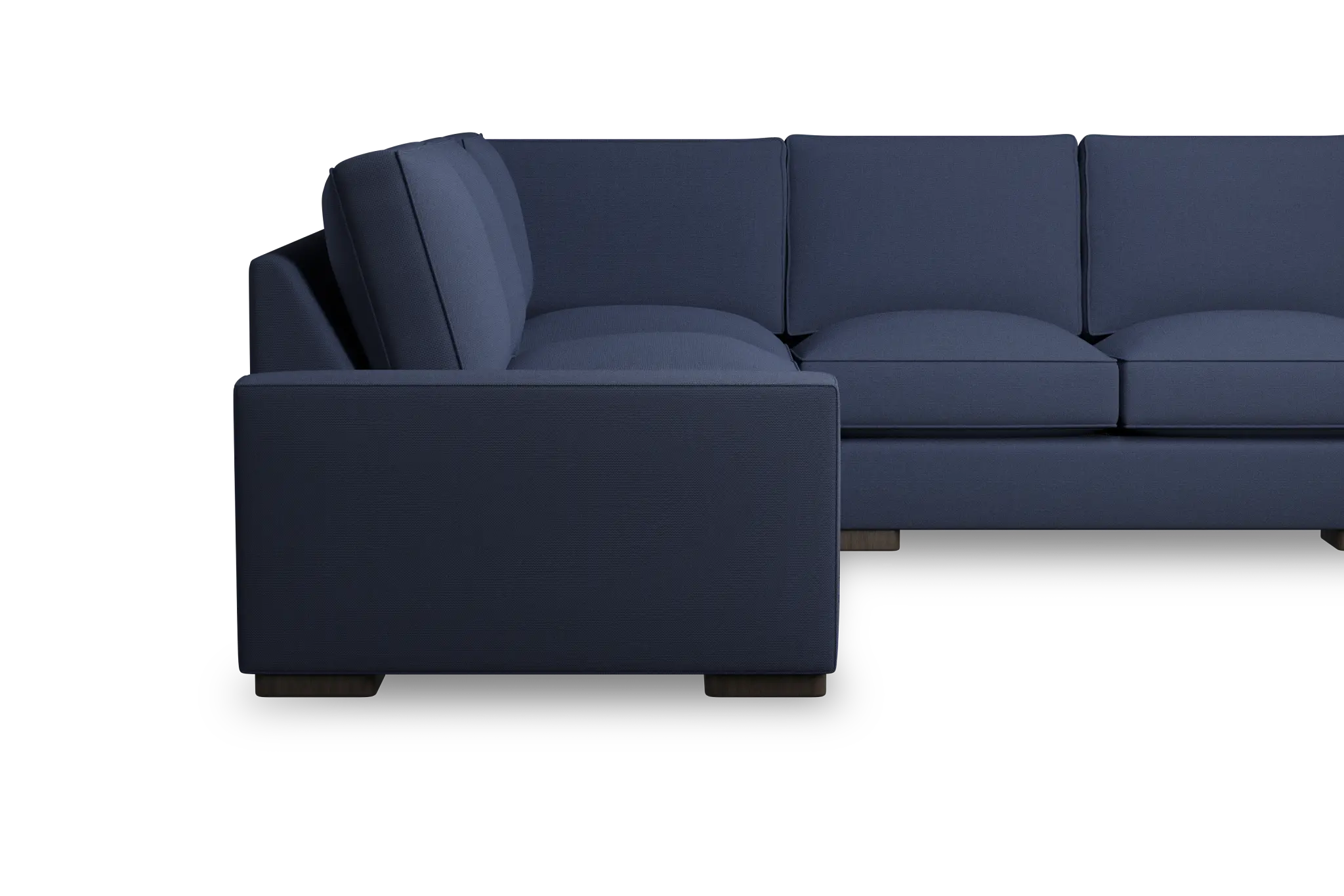 Edgewater Peyton Dark Blue Medium Right Chaise Sectional Edgewater Peyton Dark Blue Medium Right Chaise Sectional