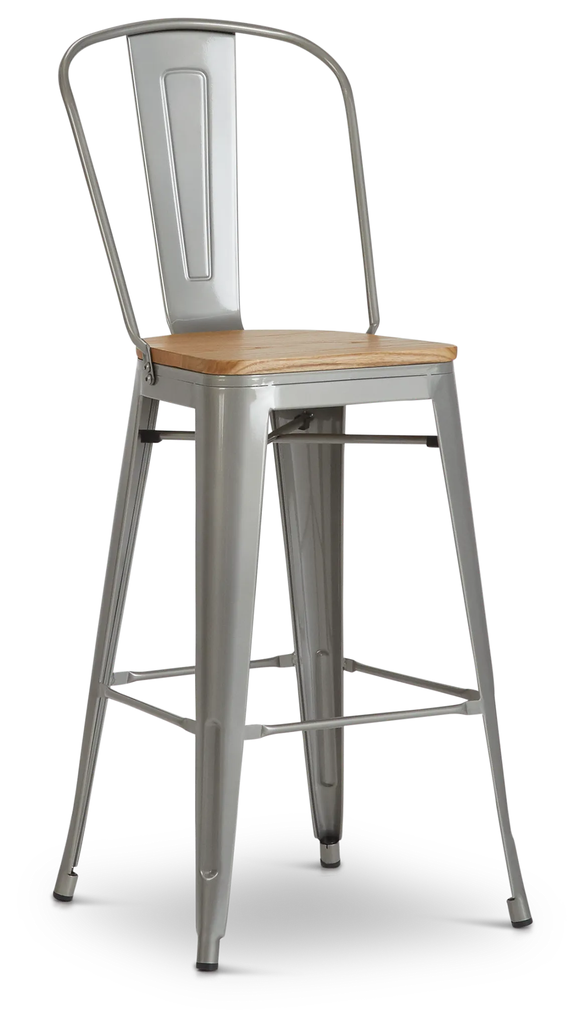 Huntley Light Tone 30" Wood Barstool