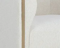 Rhea Ivory Fabric Chair