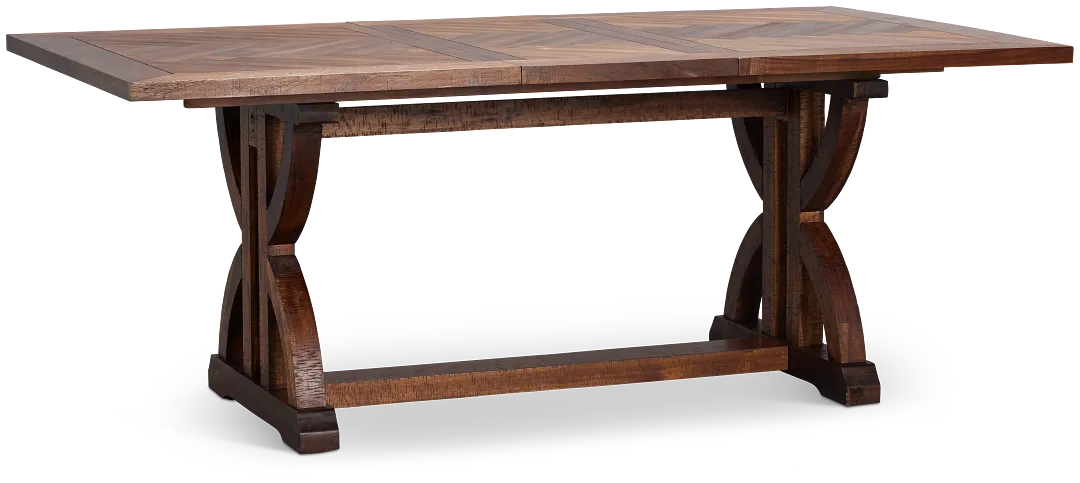 Joplin Dark Tone Extension Rectangular Table