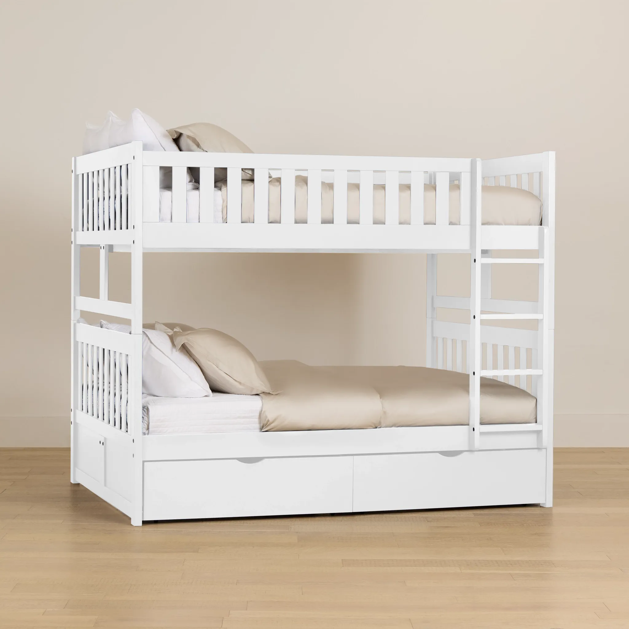 Charleston White Storage Bunk Bed