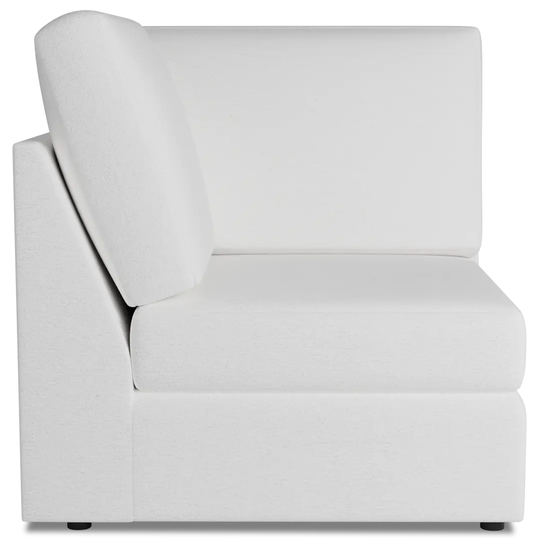 Citymod White Fabric Wedge Citymod White Fabric Wedge