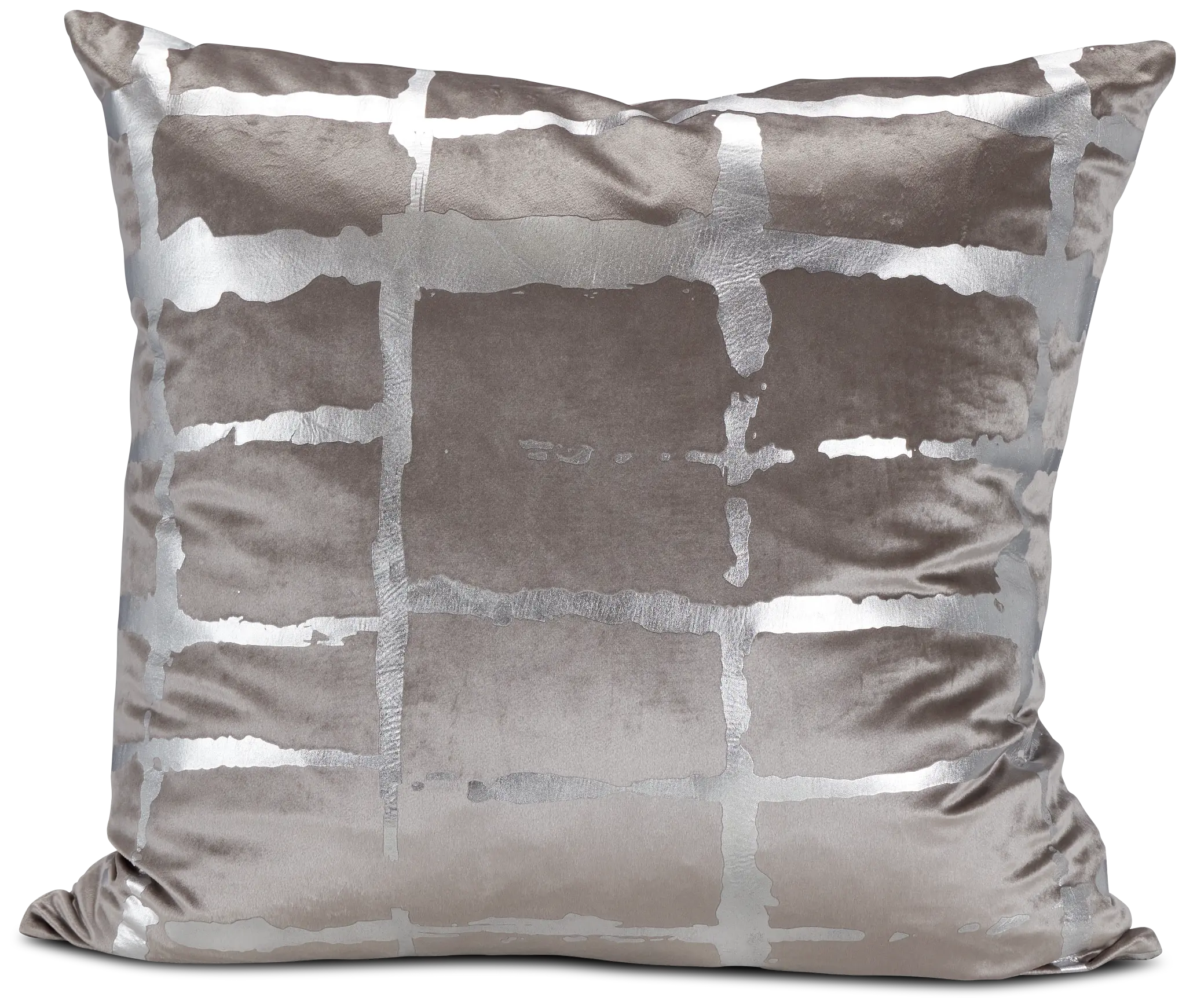 Gia Silver 22" Accent Pillow Gia Silver 22" Accent Pillow