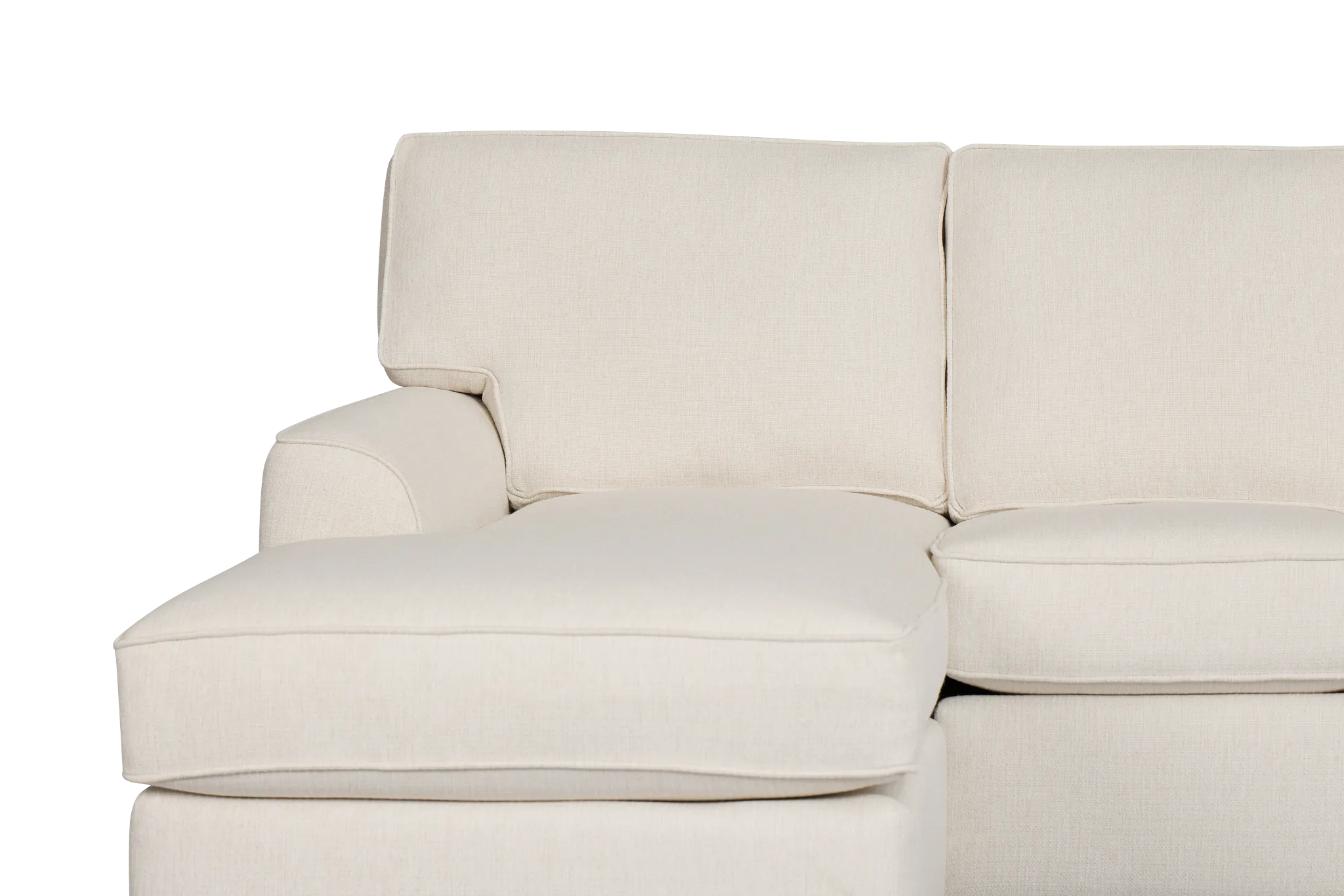 Sinclair Light Beige Fabric Left Chaise Innerspring Sleeper Sectional