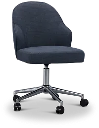 Paige Dark Gray Swivel Desk Chair
