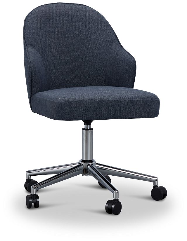 Paige Dark Gray Swivel Desk Chair