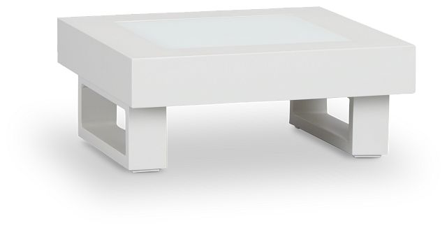 Exuma White End Table