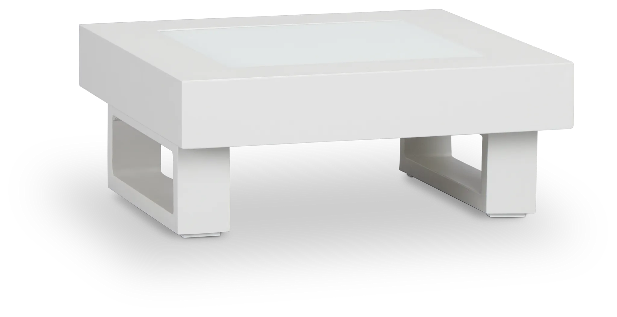 Exuma White End Table