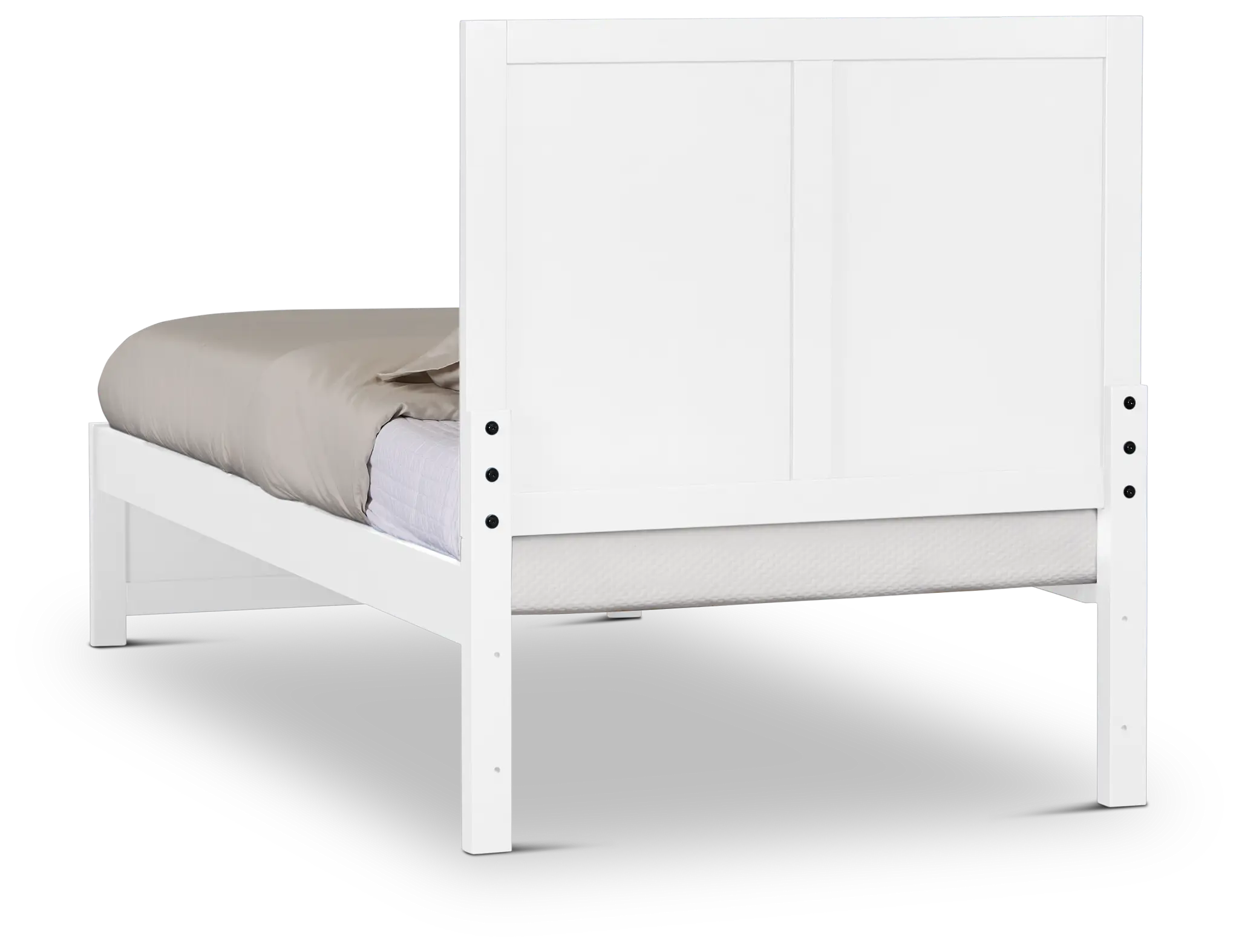 Charleston White Panel Bed Charleston White Panel Bed