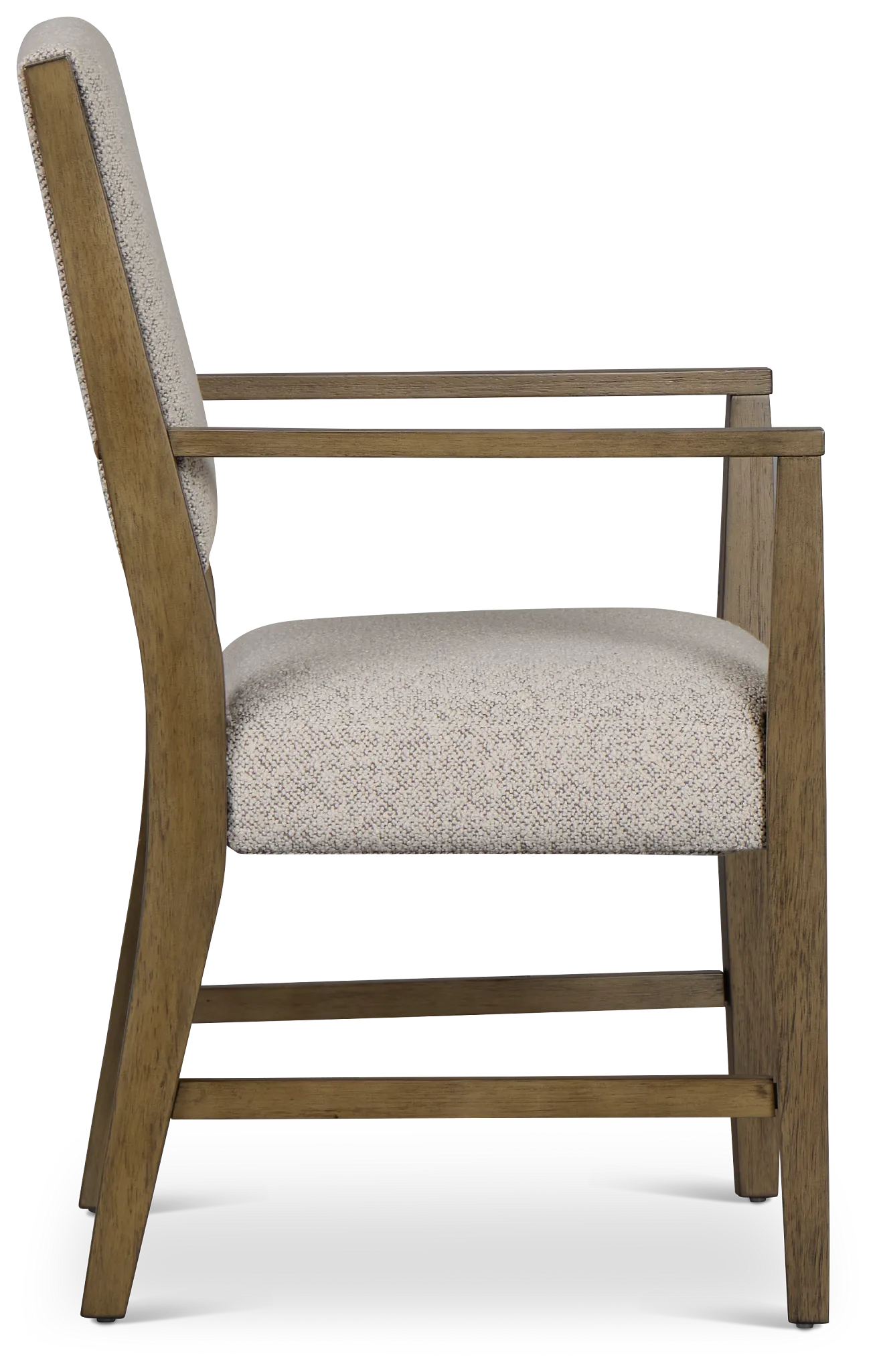 Vance Light Tone Upholstered Arm Chair