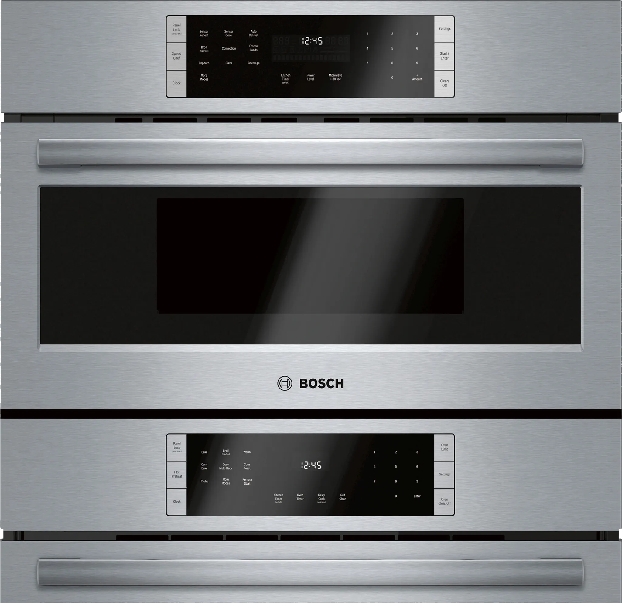 Bosch 800 Series Stainless Steel 30" Electric Oven And Microwave Combo