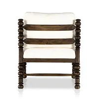 Four Hands Danis Ivory Fabric Accent Chair