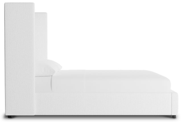 Captiva Revenue White 60" Upholstered Shelter Bed