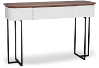 Harlan White Sofa Table