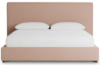 Grayton Joya Light Pink 54" Upholstered Platform Bed