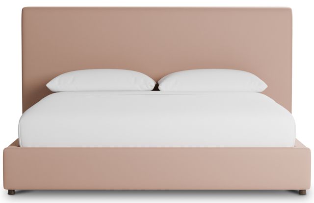 Grayton Joya Light Pink 54" Upholstered Platform Bed