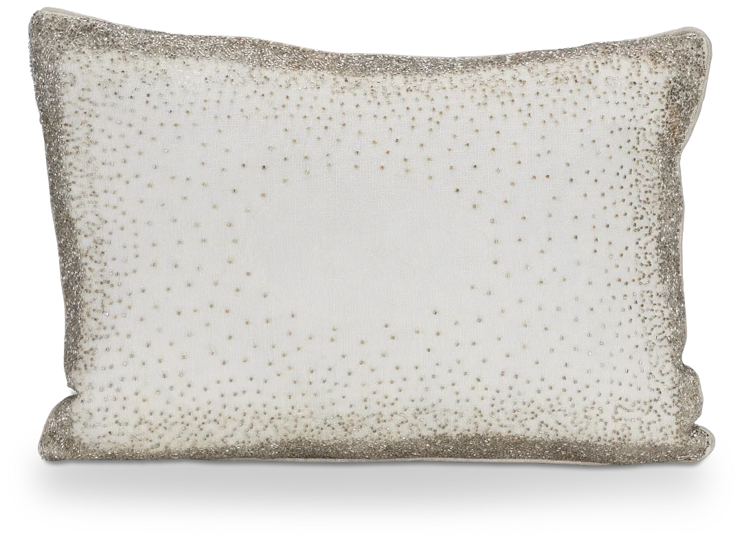 Lila Ivory Lumbar Accent Pillow