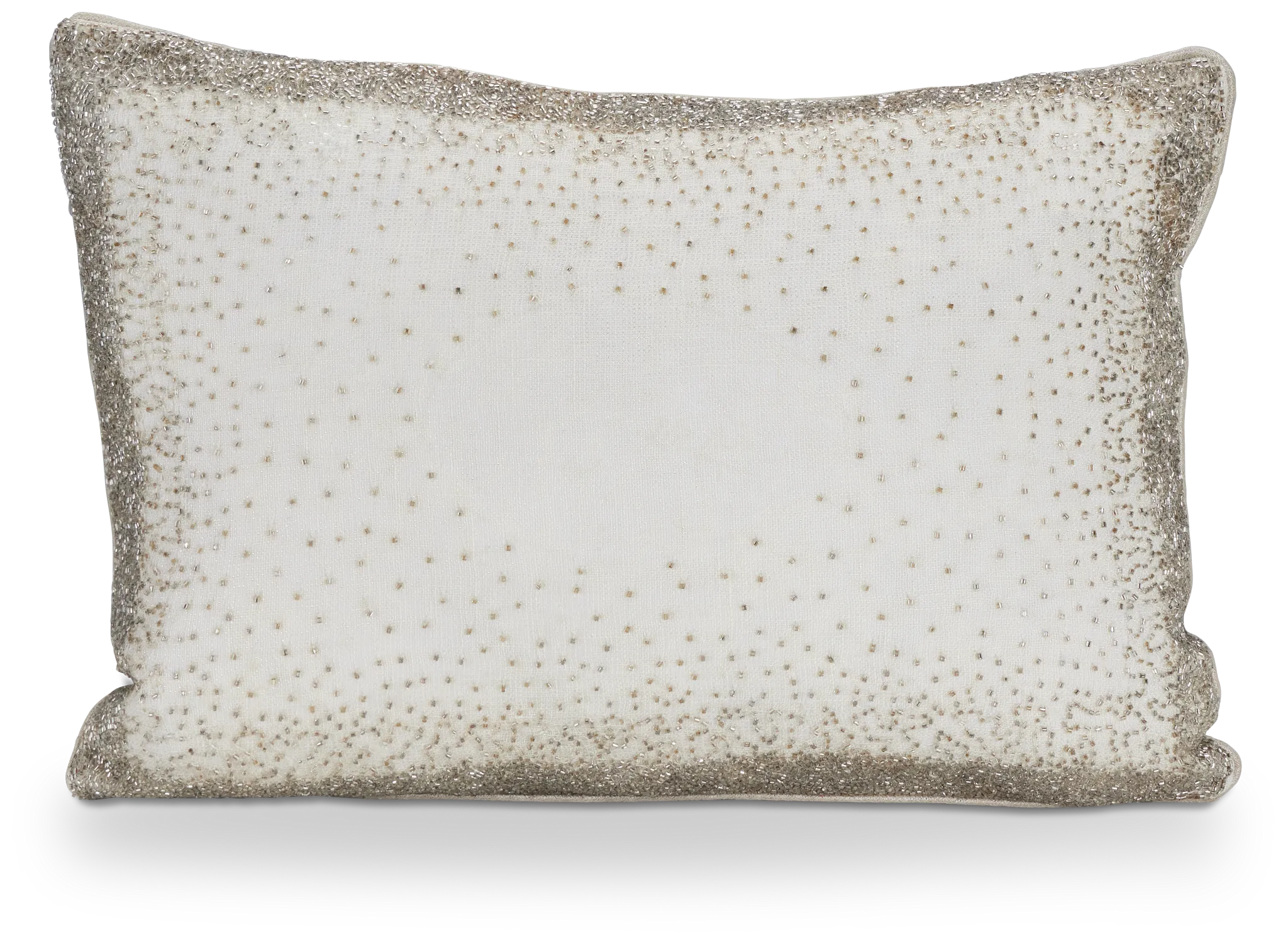Lila Ivory Lumbar Accent Pillow