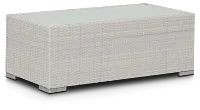 Biscayne White Rect Coffee Table