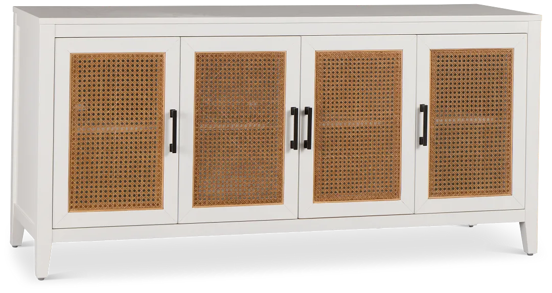 Nantucket Two-tone Woven Tv Stand