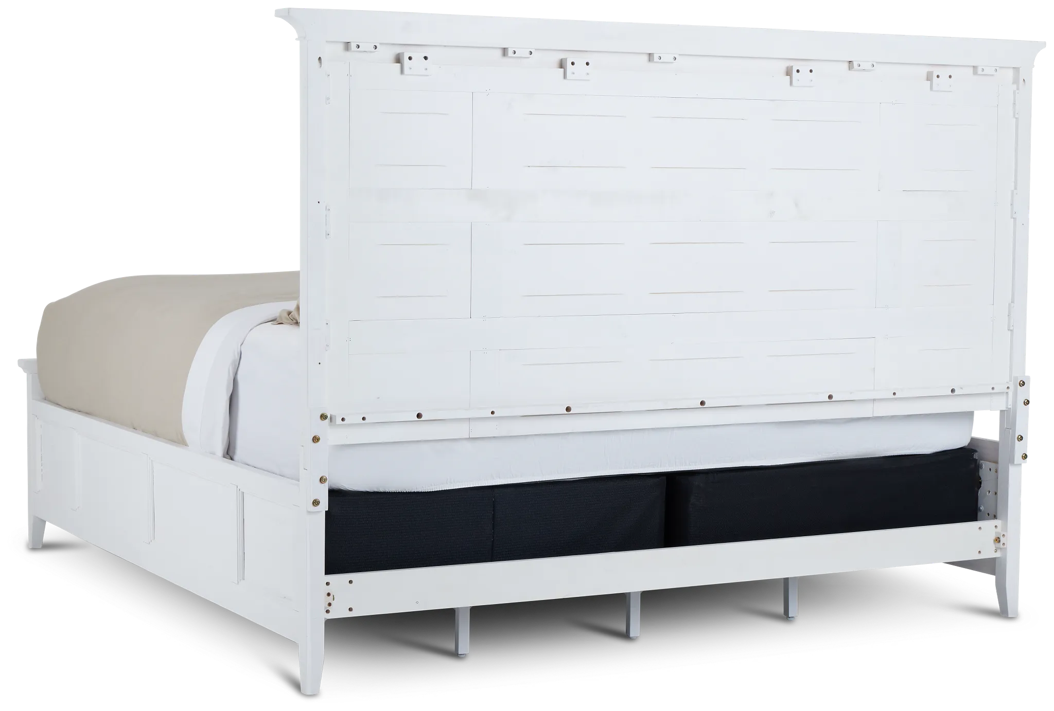 Heron Cove White Panel Bed