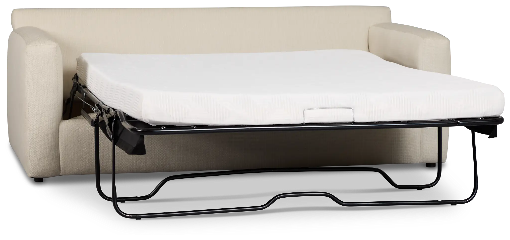 Rhodes Beige Fabric Memory Foam Sleeper Rhodes Beige Fabric Memory Foam Sleeper