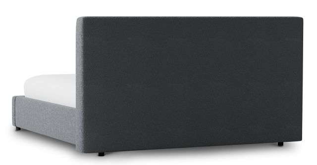 Gayton Elavation Gray 44" Upholstered Platform Bed