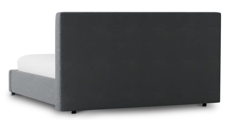 Gayton Elavation Gray 44" Upholstered Platform Bed Gayton Elavation Gray 44" Upholstered Platform Bed