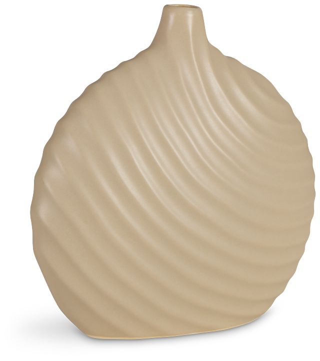 Cally Beige Small Vase
