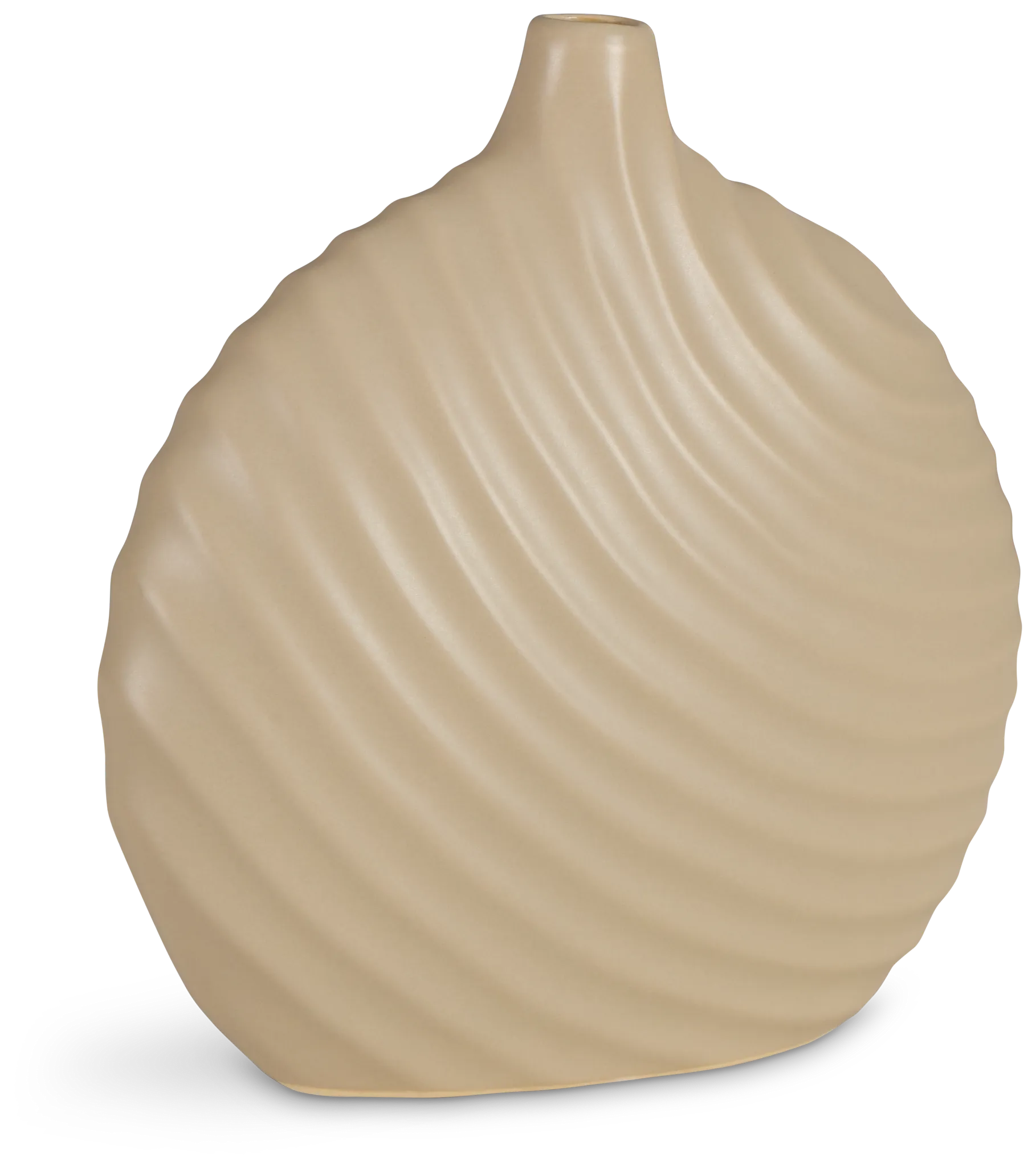 Cally Beige Small Vase